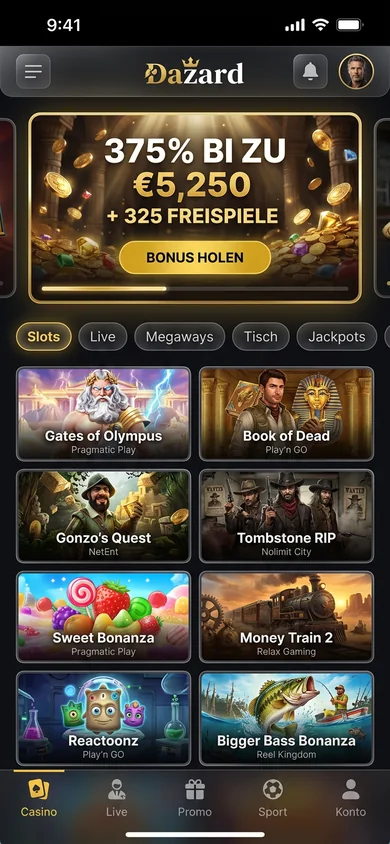 Mobile Erfahrung im Browser – Dazard